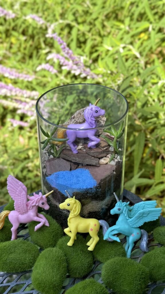 unicorn terrarium